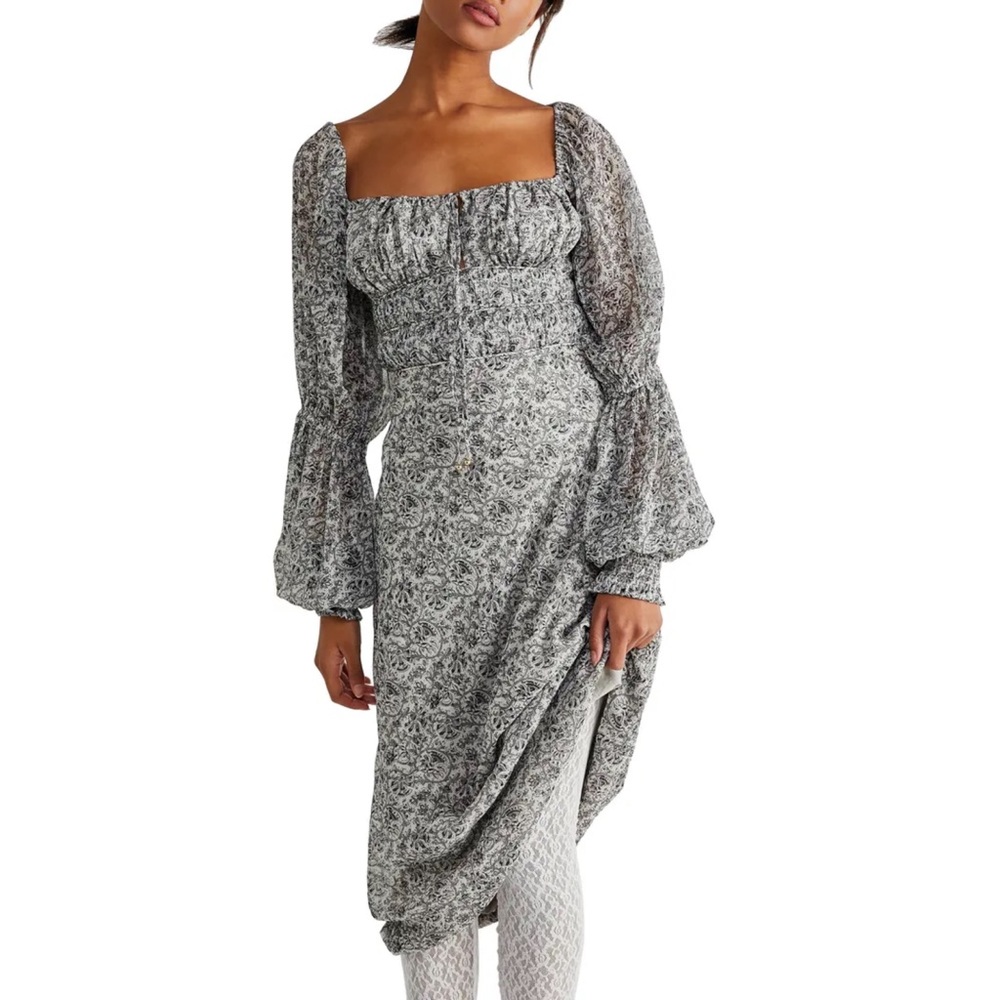 free people ~aglow~ midi dress